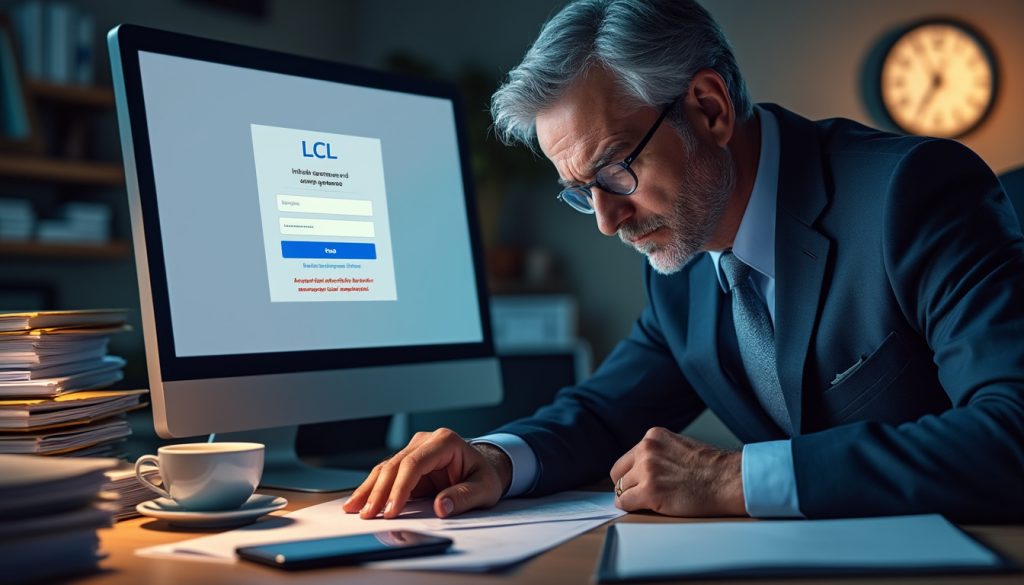 Téléphone recevant un SMS de la banque au-dessus d’une carte bancaire posée sur un bureau