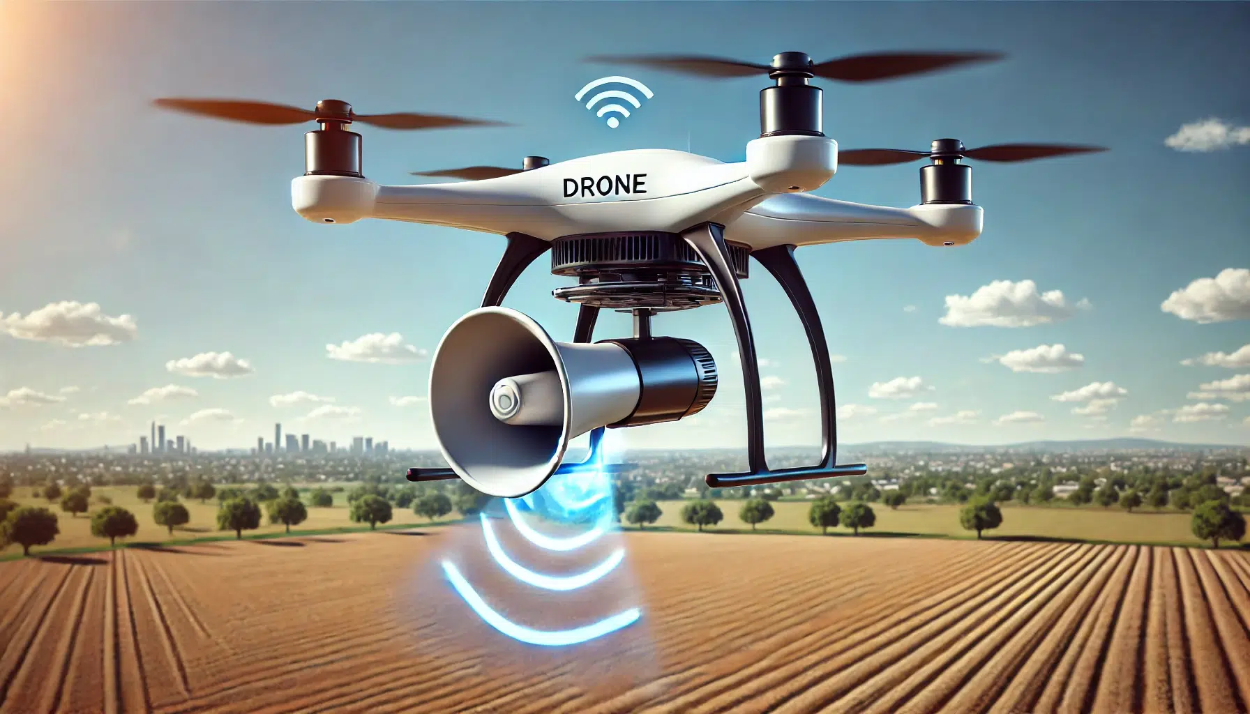 Que veux dire drone avec Mégaphone ?