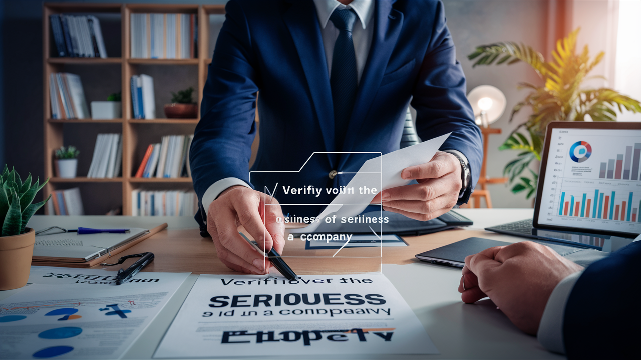 Comment vérifier qu&rsquo;une entreprise est sérieuse : guide pratique