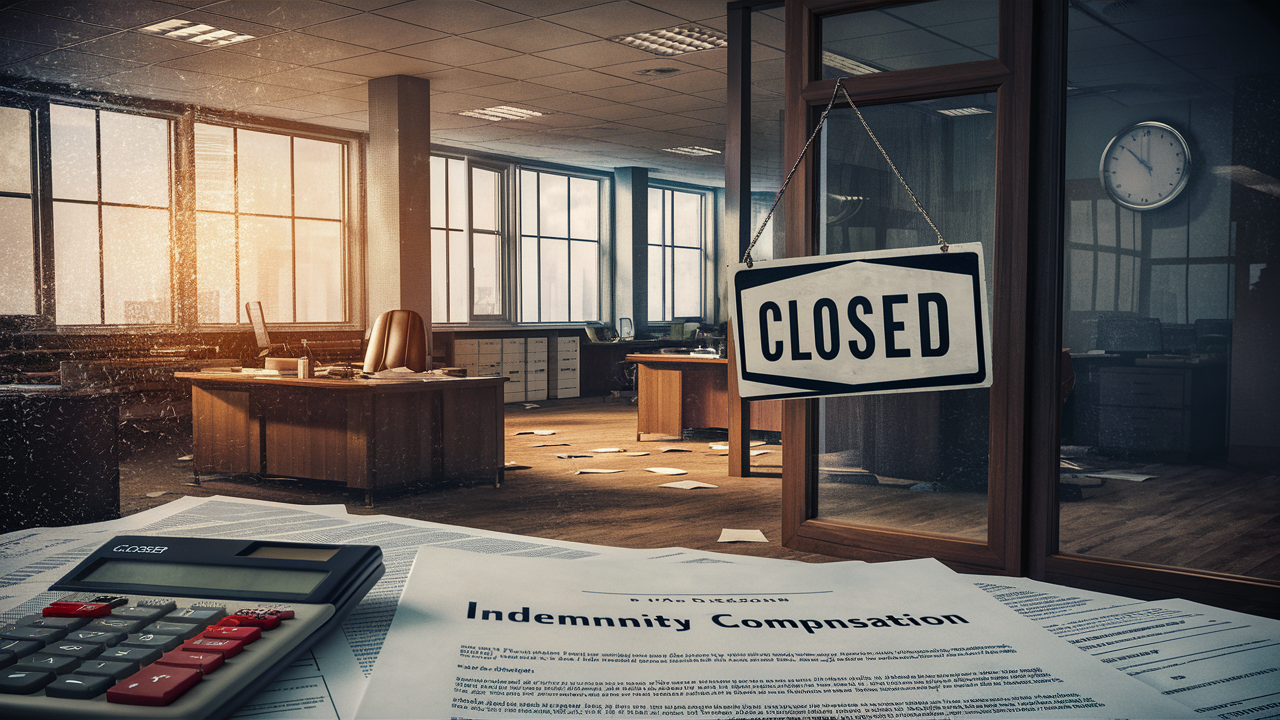 Quelle indemnité en cas de fermeture d&rsquo;entreprise ?