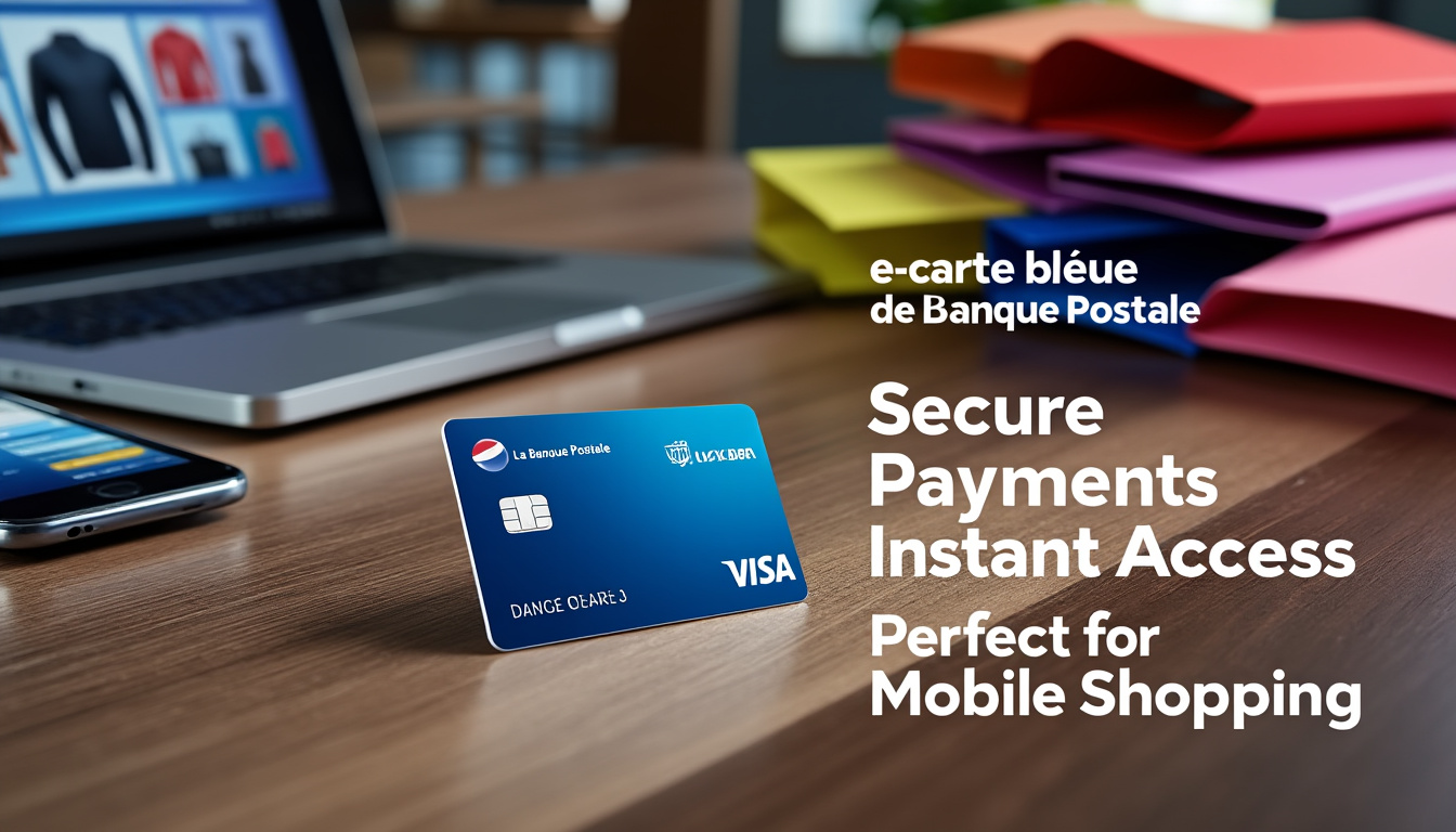 E-Carte Bleue Nomade de La Banque Postale : fonctionnement et avantages pour vos achats en ligne
